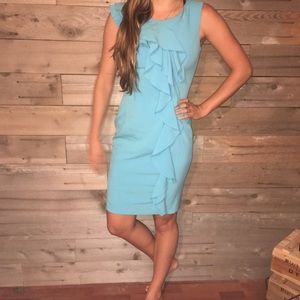 Calvin Klein turquoise evening dress size 4